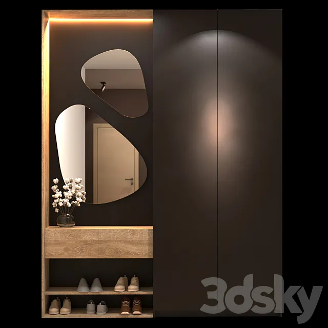 entrance hall 3ds Max
