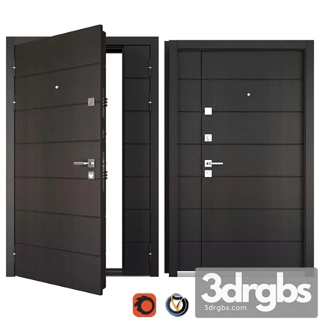 Entrance metal door slim 2 (favorit)