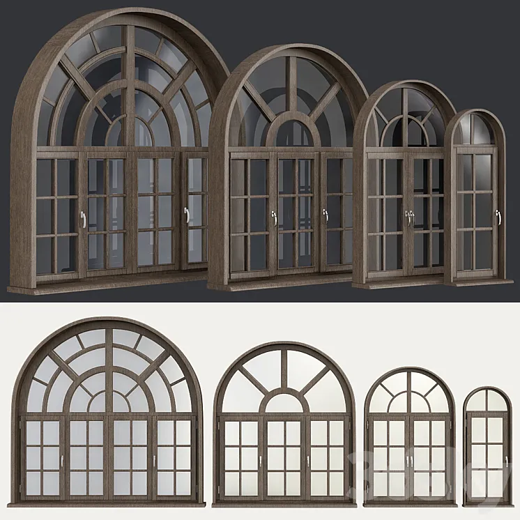 Entrance window number 012 3DS Max