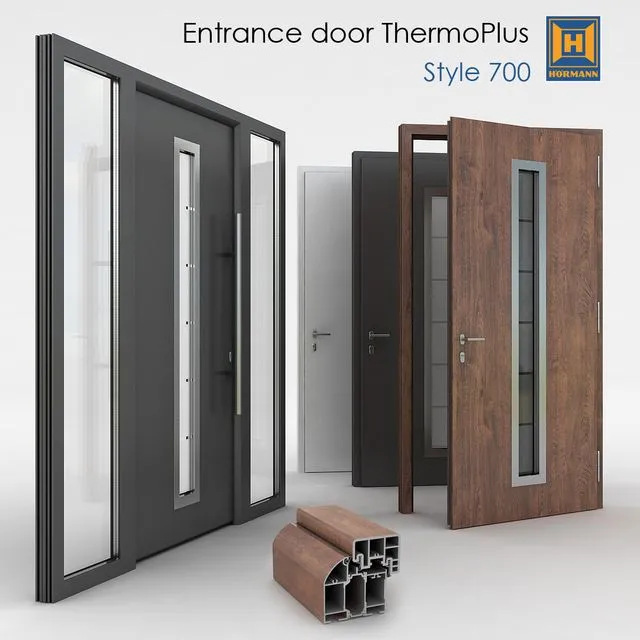 Entrance_door_Hormann_s700 3dsMax Model