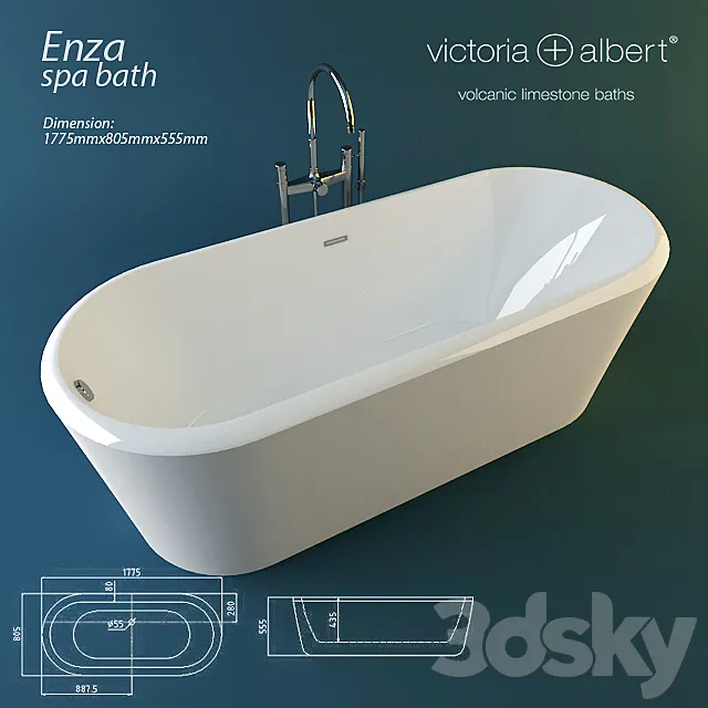 Enza bath 3DS Max Model