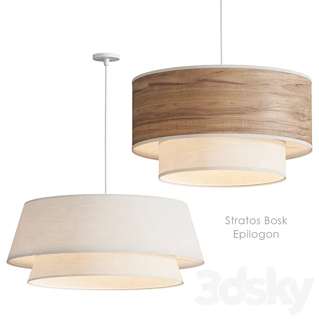 Epilogon StratosBosk Pendant lamp La Redoute 3ds Max