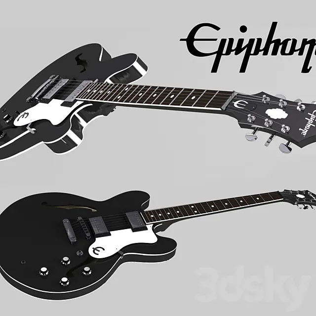 Epiphone Dot 3DS Max Model