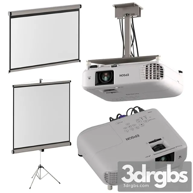 Epson eb-fh06 projector + projection screens