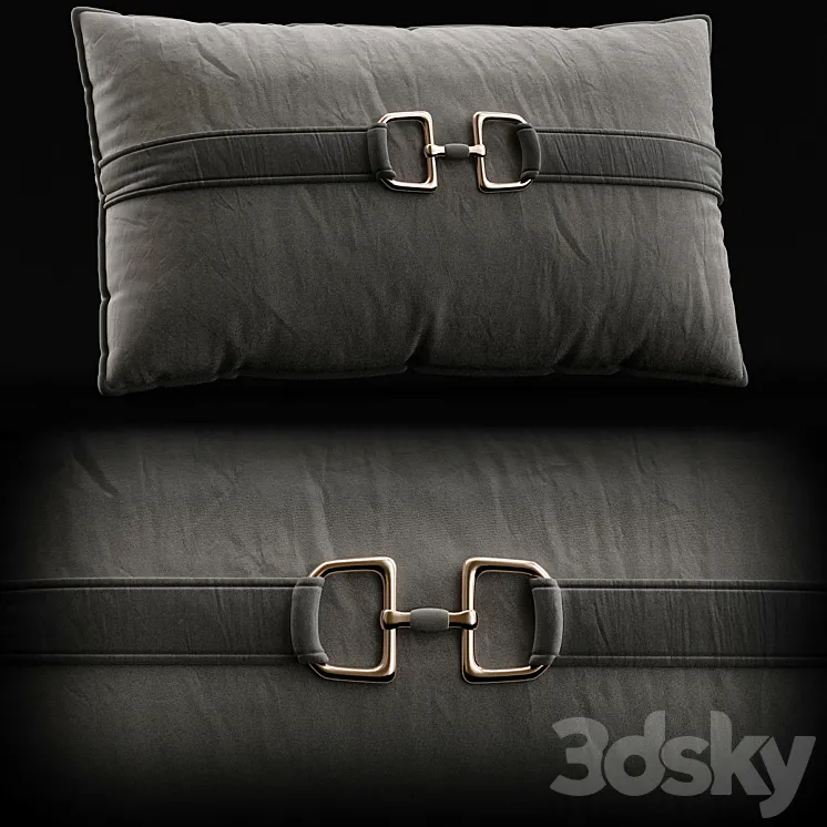Equestrian pillow 3DS Max