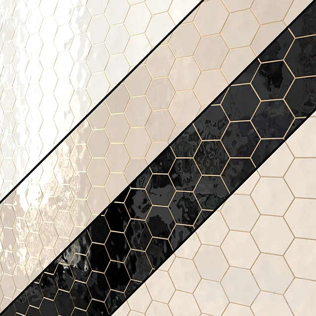 Equipe Scale Hexagon 10 types 3DS Max Model