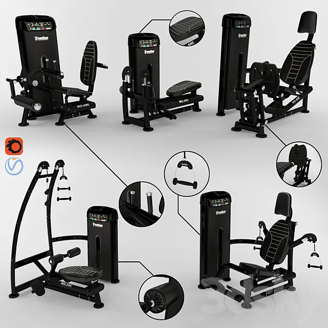 Equipment Gym 3 3DS Max Model