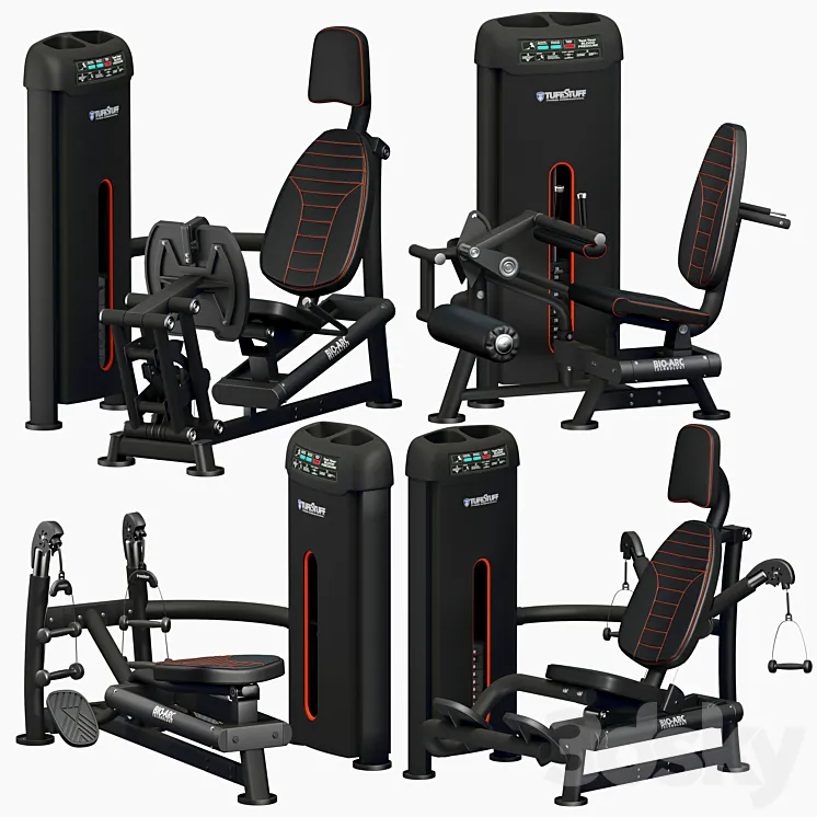 Equipment Gym 3 (Updated) 3DS Max Model