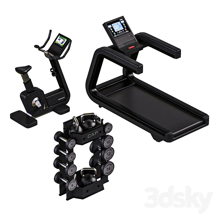 Equipment Gym2 Part1 3DS Max