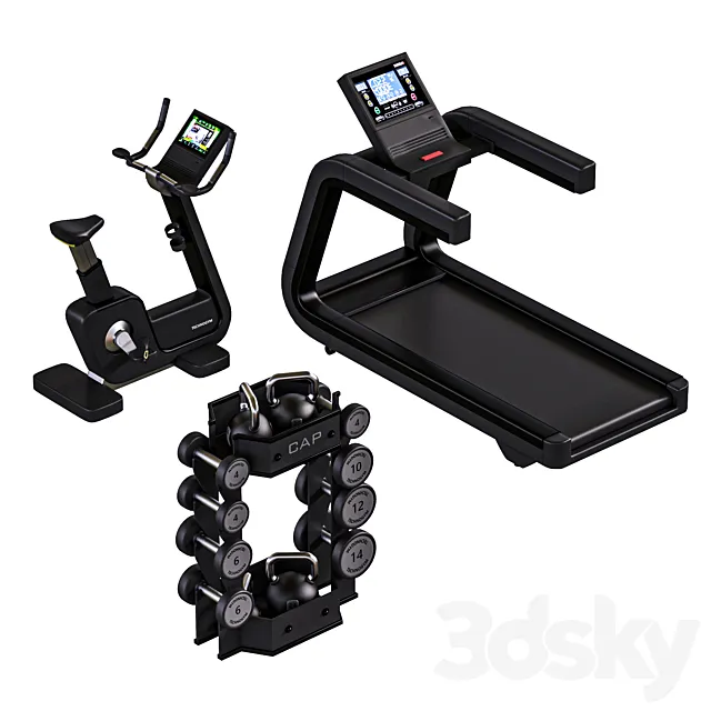 Equipment Gym2 Part1 3DSMax File