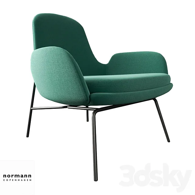 Era Lounge Chair Low 3ds Max