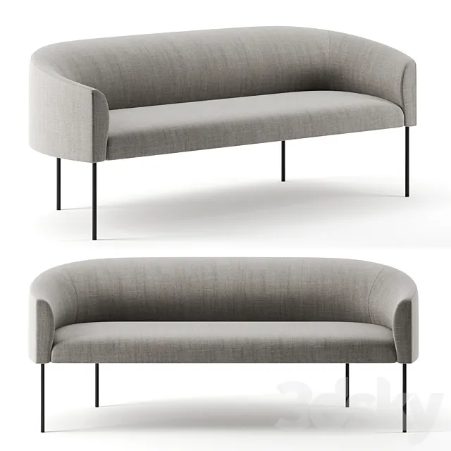 Era sofa by Living Divani 3DS Max Model