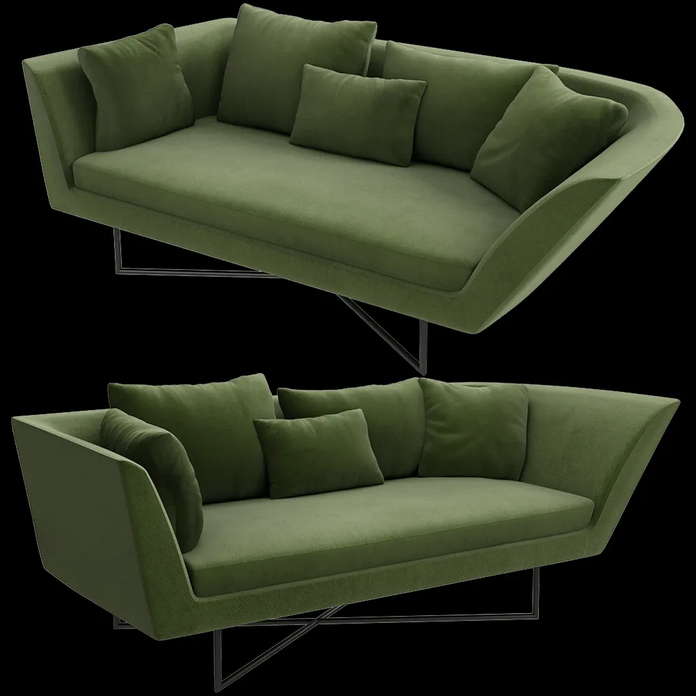 ERBA ITALIA – Sofa Little wing low 3ds Max