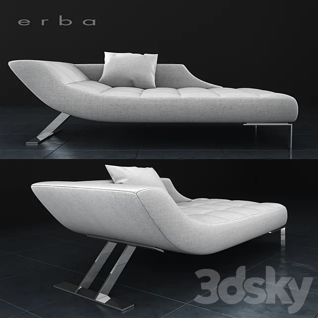 Erba Italia | Viceversa Chaise longue | Couch 3ds Max