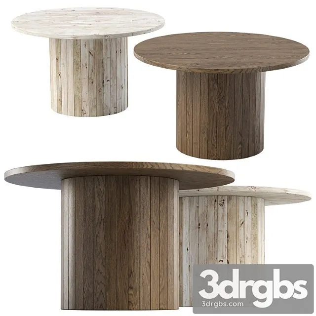 Eric Wooden Round Dining Table By Bpoint Design Dereviannyi Obedennyi Stol 3dsmax Download