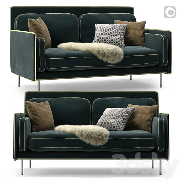 Erik Jorgensen EJ 480 Hector sofa 3ds Max