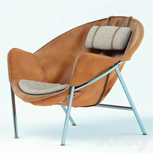 Erik Ole Jorgensen lounge chair 3DS Max Model