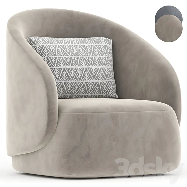 Ersa HULL HOME Armchair 3ds Max