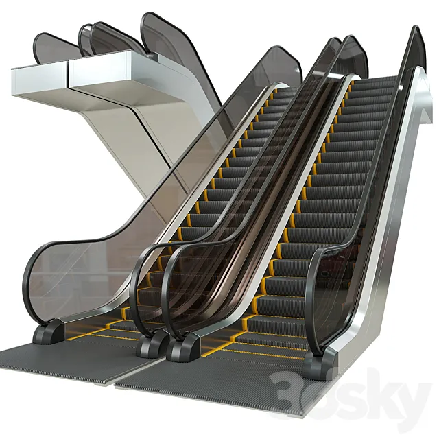 Escalator 3DS Max Model