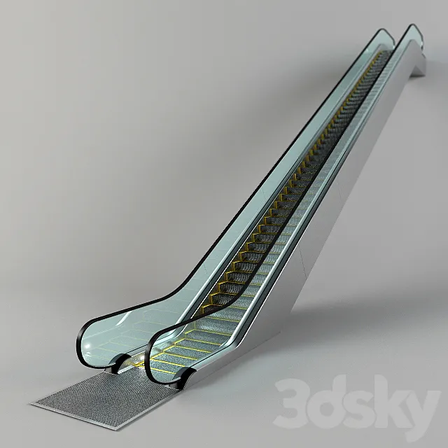 Escalator 3ds Max