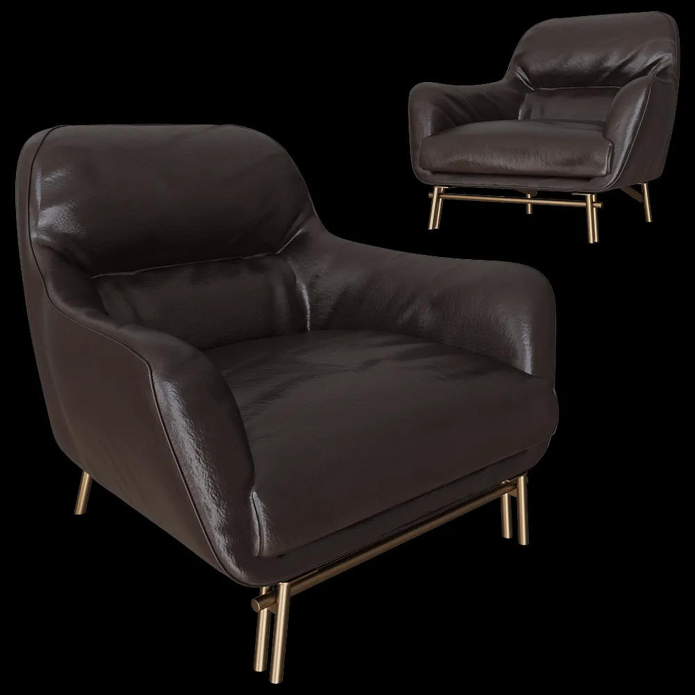 Esedra Design  – Armchair Venice 3ds Max