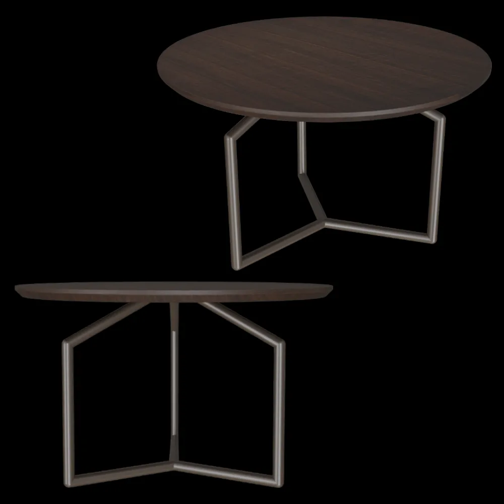 Esedra Design  – Dinner table Tolomeo round 3ds Max
