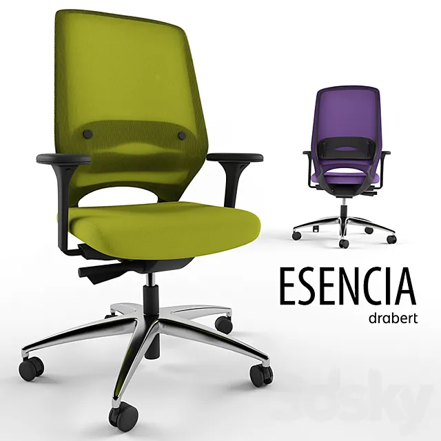 ESENCIA from Draber (desk chair) 3DS Max Model