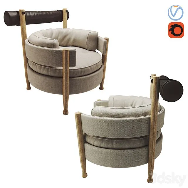 Espasso vivi armchair 3dsMax Model