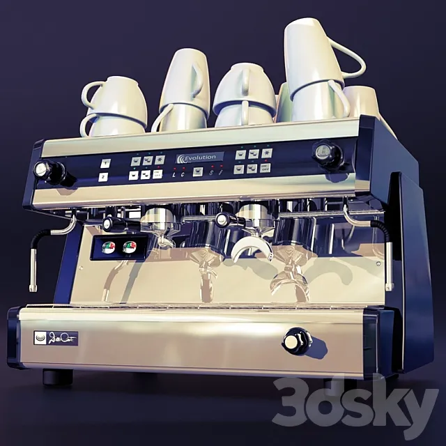 Espresso machine Dalla Corte Evolution 3DSMax File