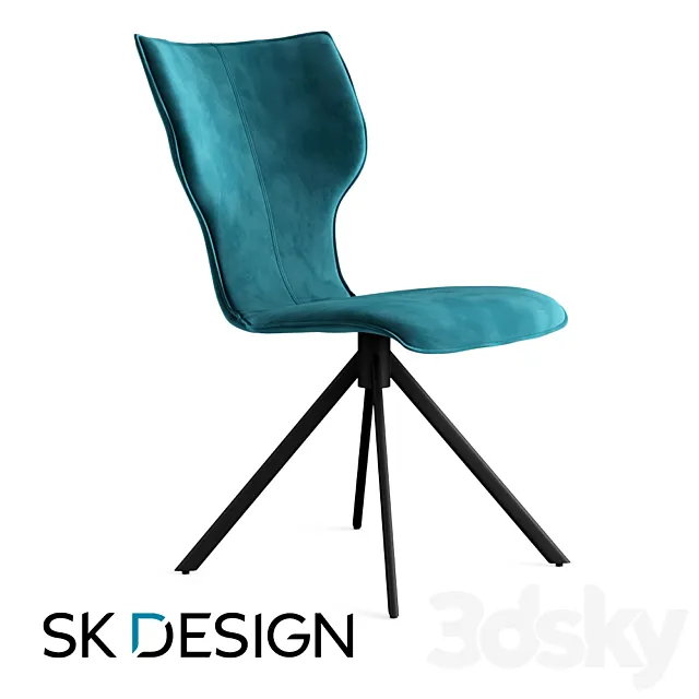 Essen chair with metal support 3DS Max Model