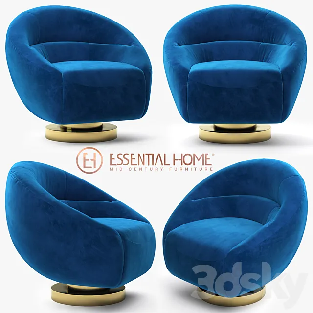 Essential Home _Mansfield armchair 3ds Max