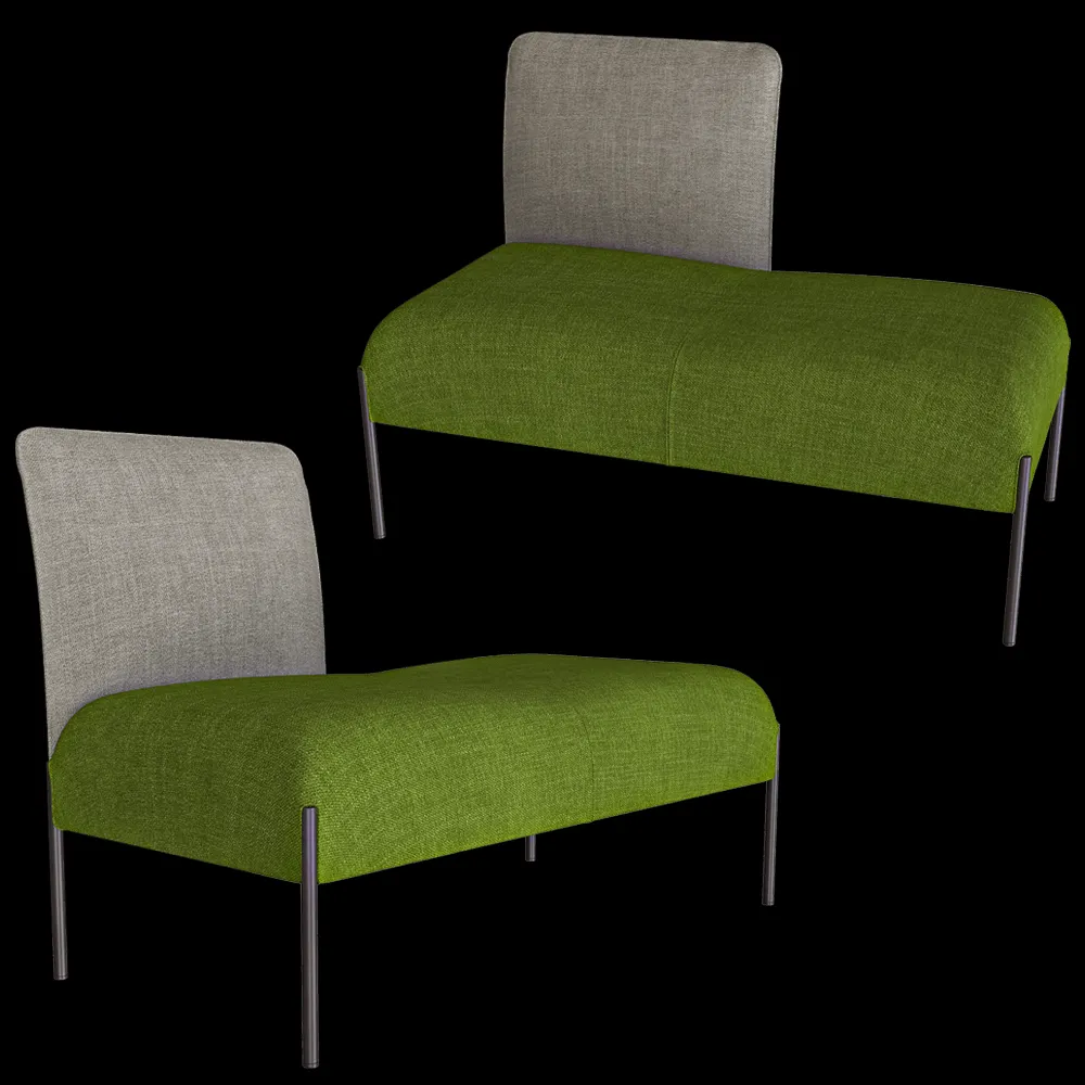 Estel Group – Modular bench Dolly 3ds Max