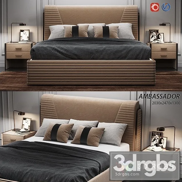 Estetica Ambassador Bed 3dsmax Download