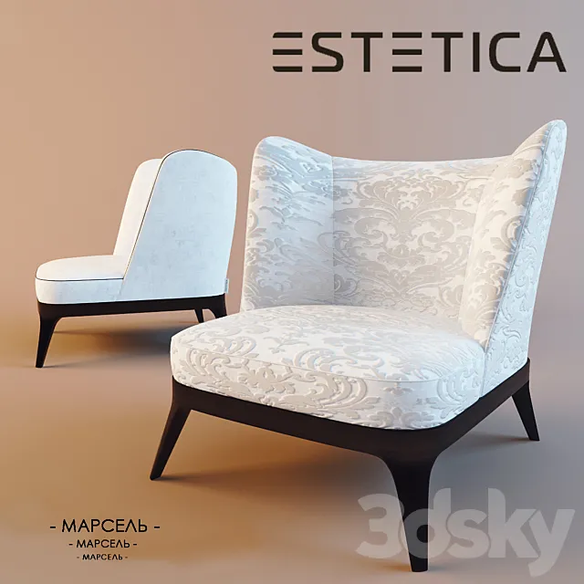 ESTETICA Chair Marcel 3DSMax File
