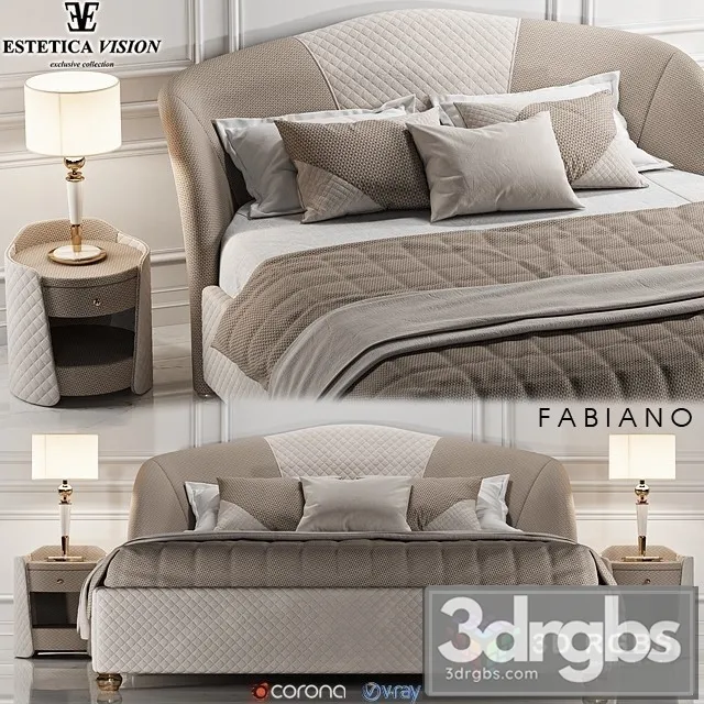 Estetica Fabiano Palladium Bed 3dsmax Download