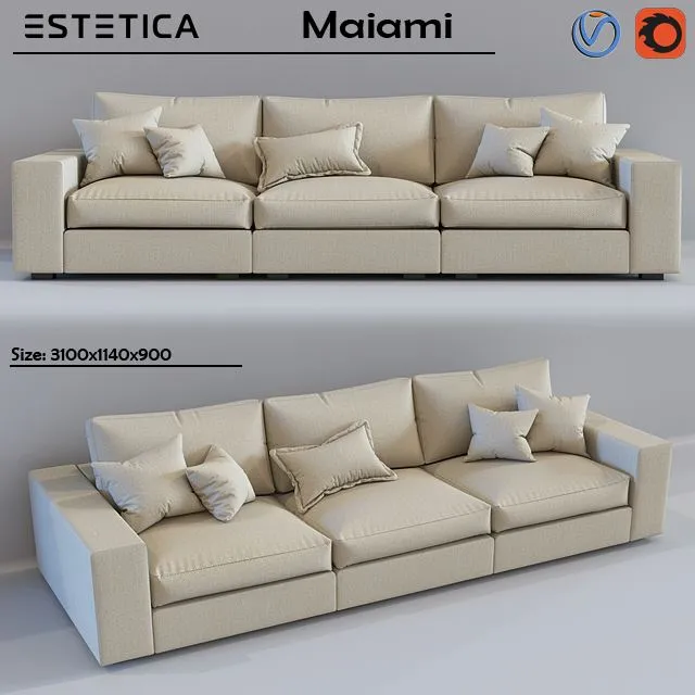 Estetica Maiami 3dsMax Model