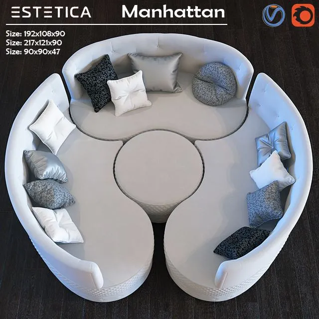 Estetica Manhattan 3dsMax Model
