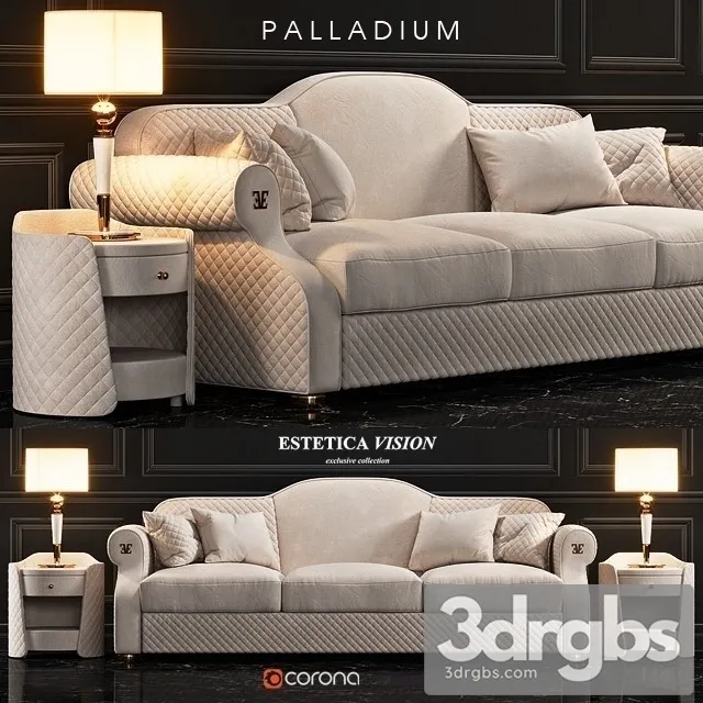 Estetice Palladium Sofa 01 3dsmax Download