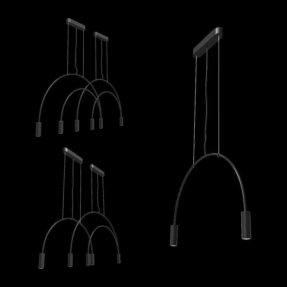 ESTILUZ – Suspension lamp Volta 3ds Max