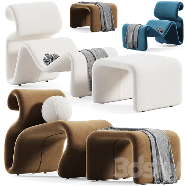 Etcetera armchair by Stylepark 3ds Max