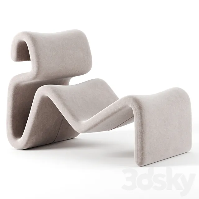 Etcetera lounge chair by Artilleriet 3DSMax File