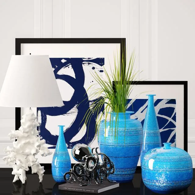 Ethan Allen decor set 3dsMax Model