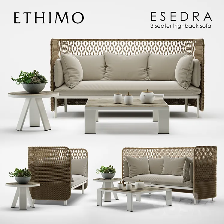 ETHIMO – Esedra by Luca Nichetto 3DS Max