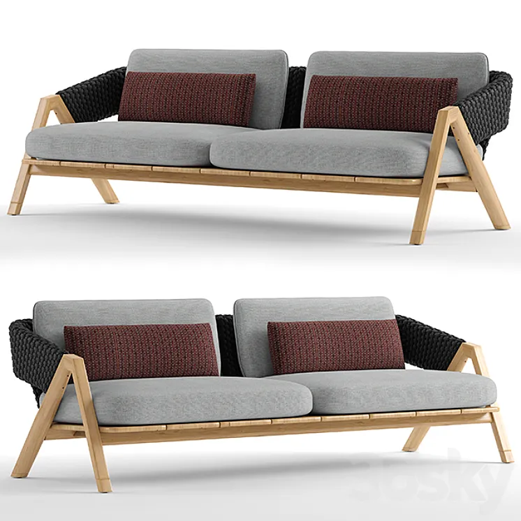 Ethimo knit sofa 3DS Max