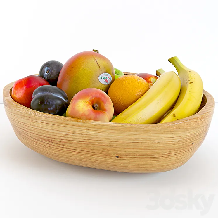 Ethnic Fruit Bowl 3DS Max