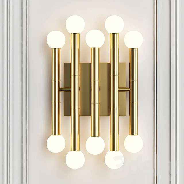 Ethnic sconces of bamboo 3DSMax File