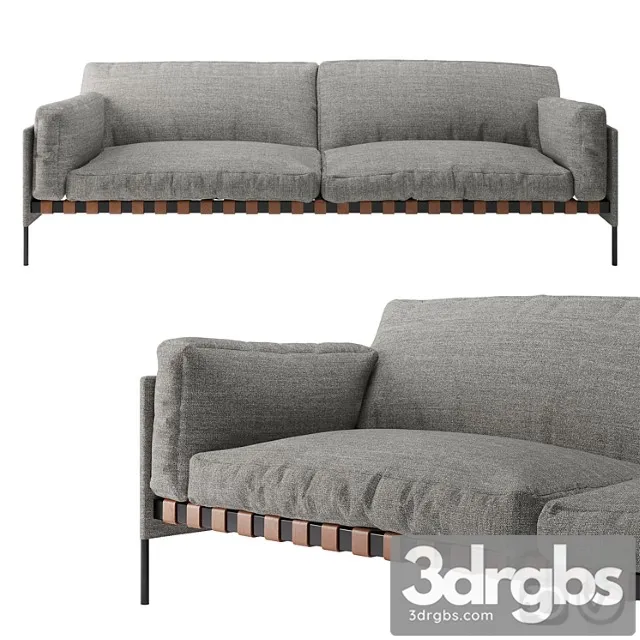 Etiquette sofa by de padova 2 3dsmax Download