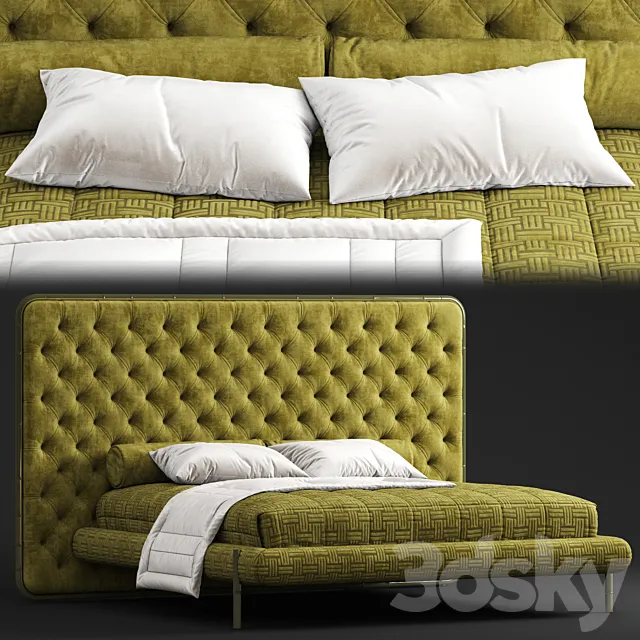 Etro Delfi bed 3DSMax File