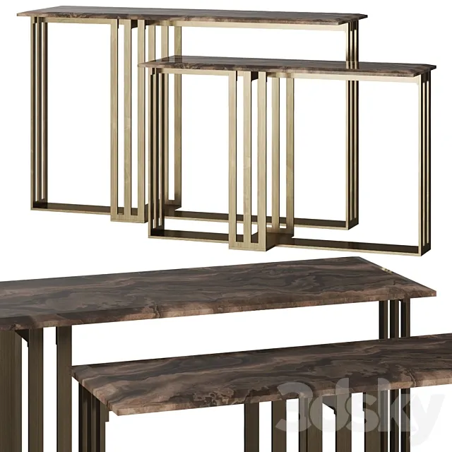 Etro Home Interiors Klee Console Tables 3DS Max Model