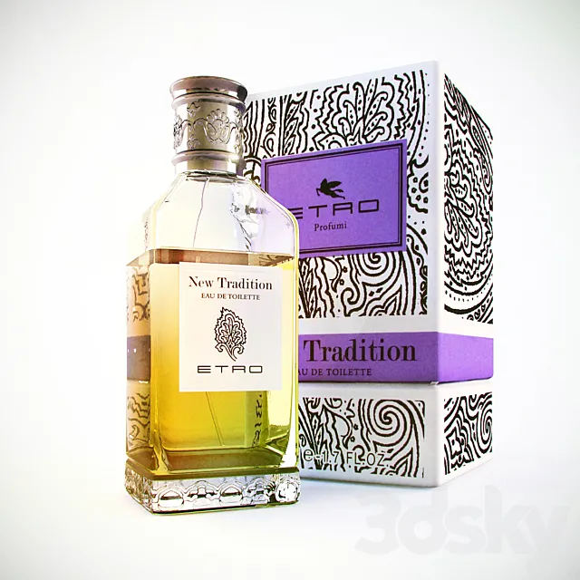 ETRO New Tradition Perfume 3DS Max Model